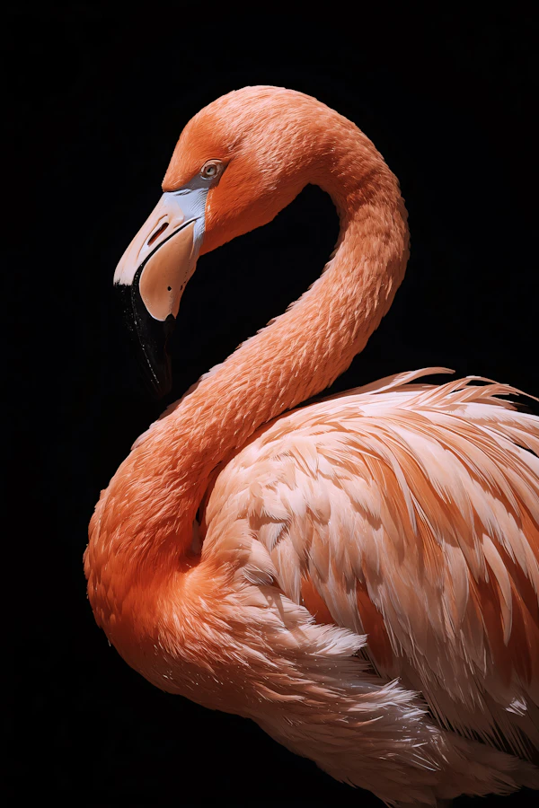 Elegant Flamingo Portrait