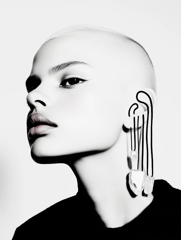 Black-and-White Portrait