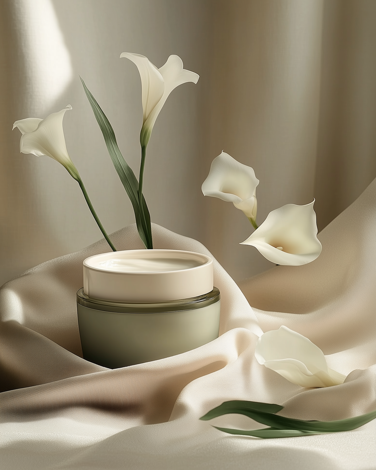 Serene Calla Lilies and Cream