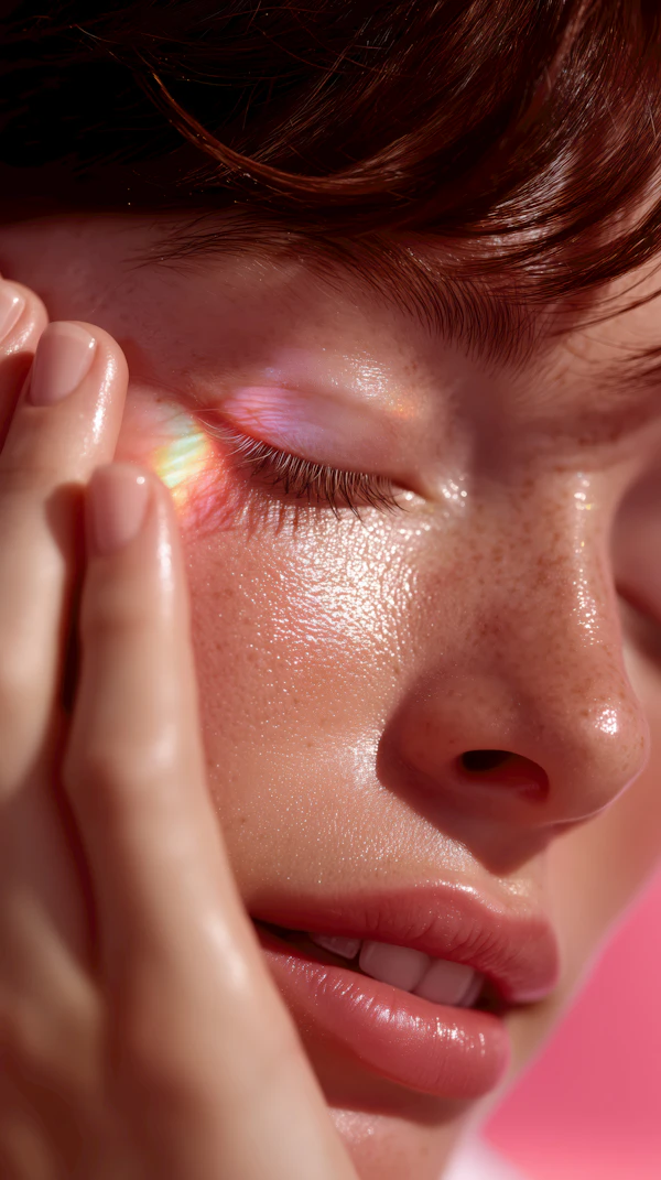Dreamy Freckled Portrait
