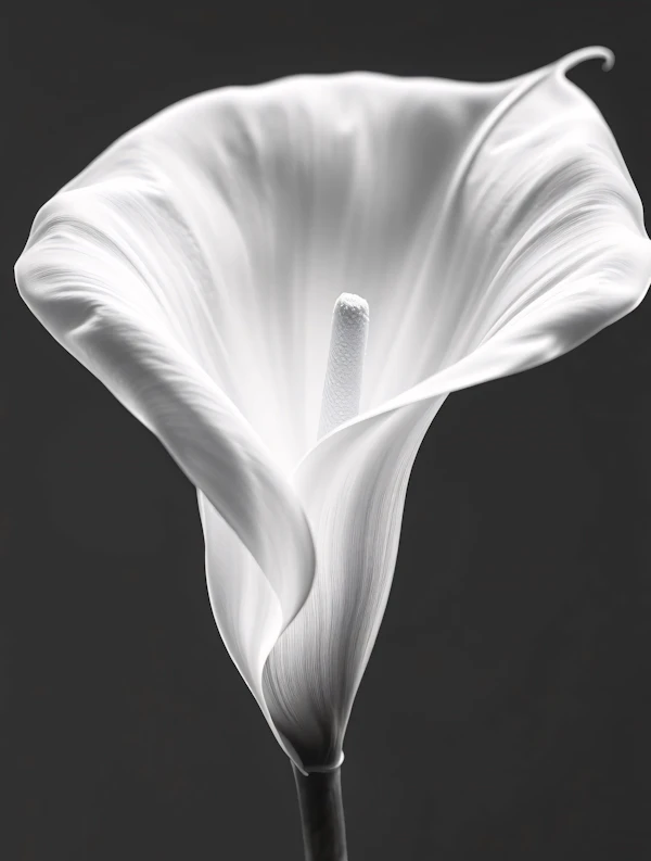 Black-and-White Calla Lily