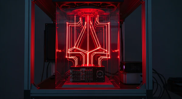 Futuristic Red Device