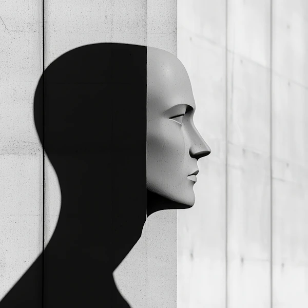 Surreal Concrete Face