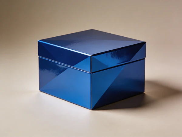 Glossy Blue Box