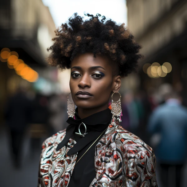 Urban Elegance: Poised and Fashion-Forward
