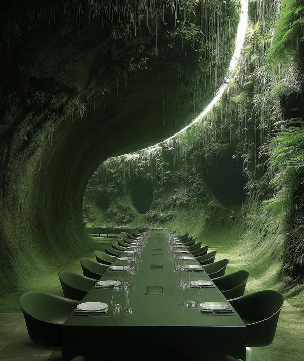 Surreal Dining Setup