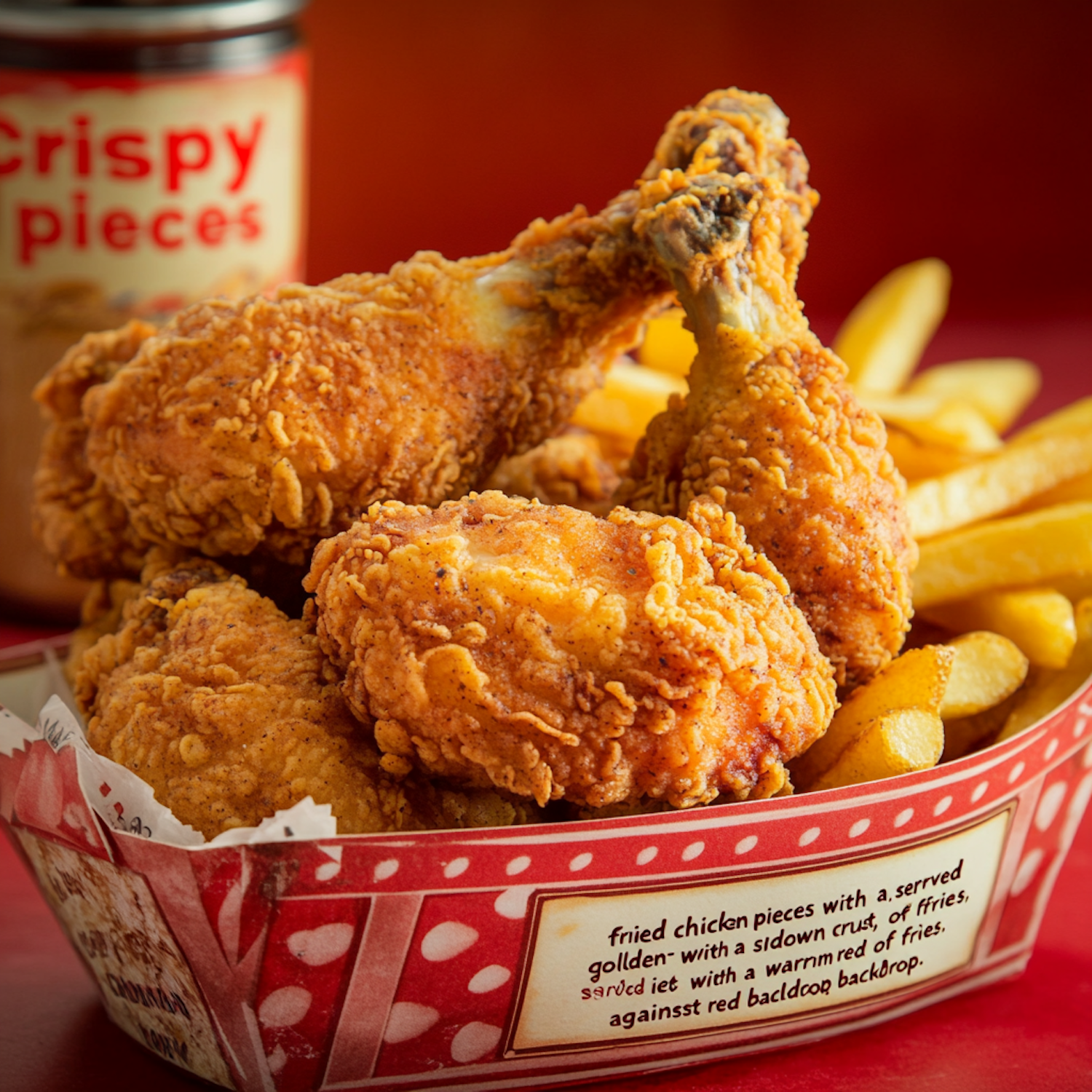 Delicious Fried Chicken Basket