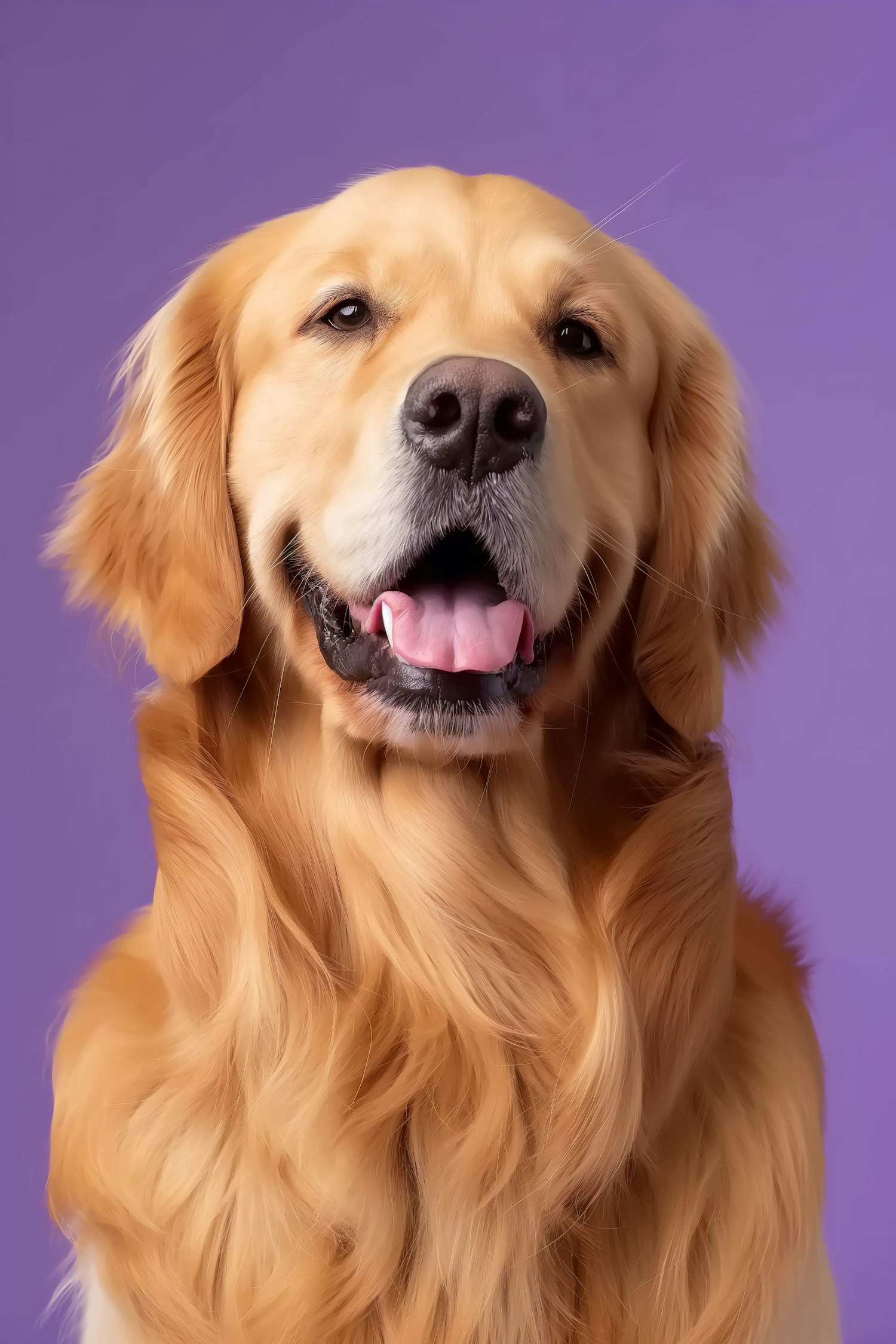 Cheerful Golden Retriever