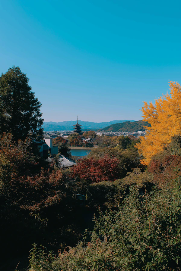 Autumn View of Yasaka Pagoda, Kyoto
