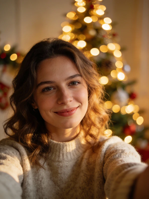 Festive Holiday Portrait