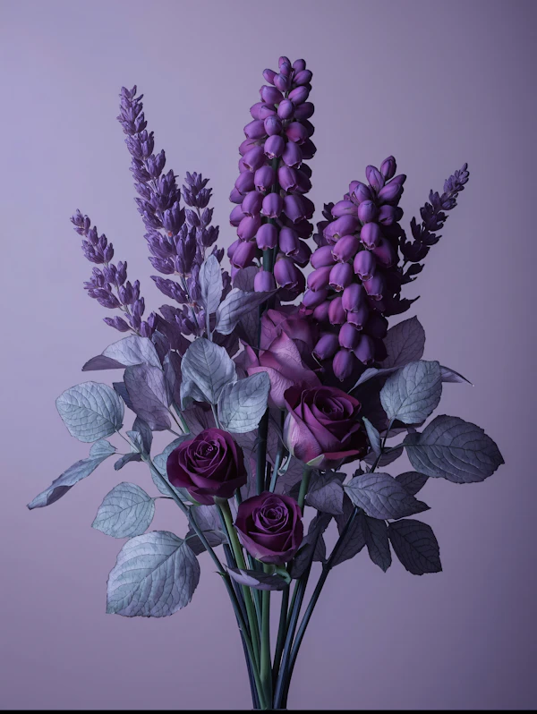 Elegant Purple Bouquet