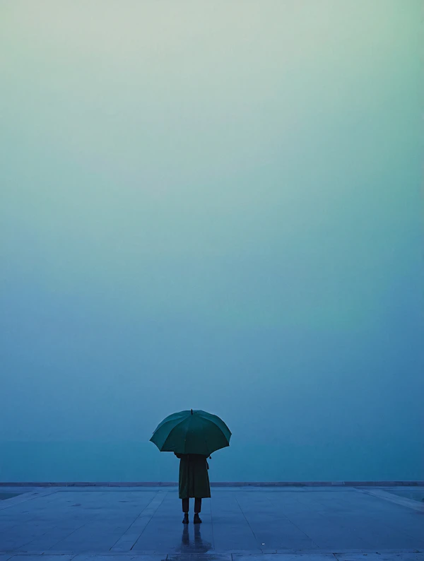Solitary Figure Scene