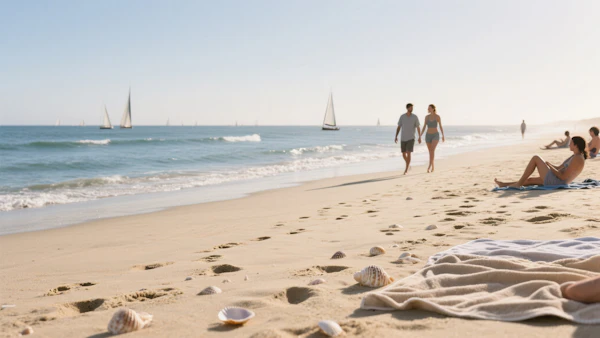 Serene Beach Scene