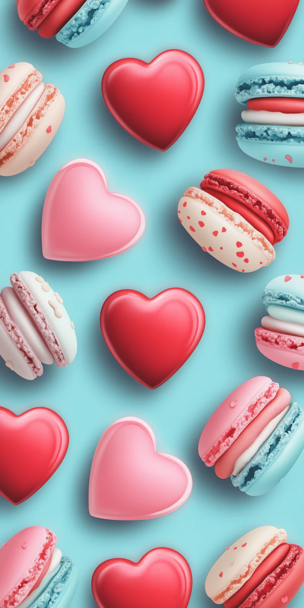 Heart and Macaron Celebration