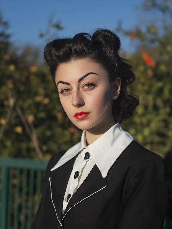 Elegant Vintage Portrait