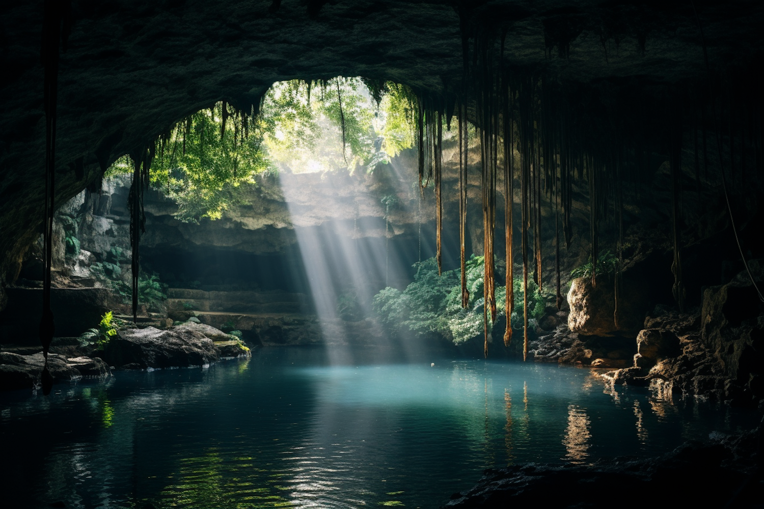 Sunlit Enchanted Grotto