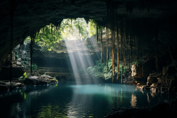 Sunlit Enchanted Grotto