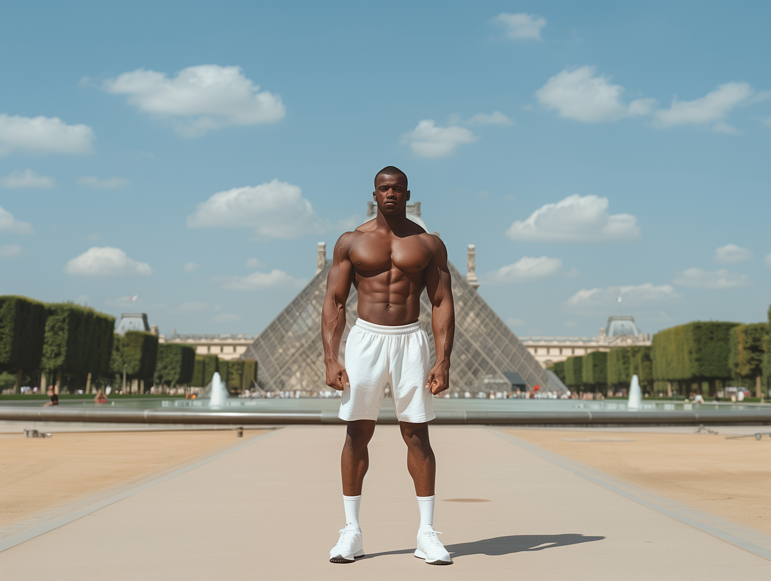 Athletic Confidence at the Louvre