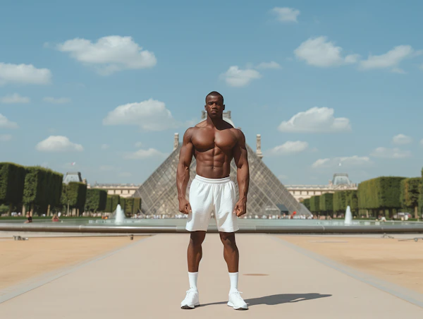 Athletic Confidence at the Louvre