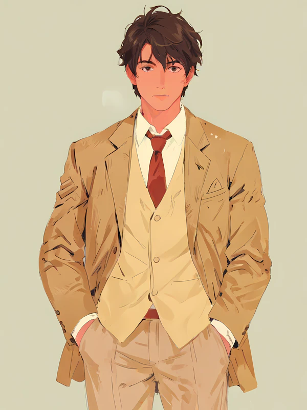 Confident Young Man