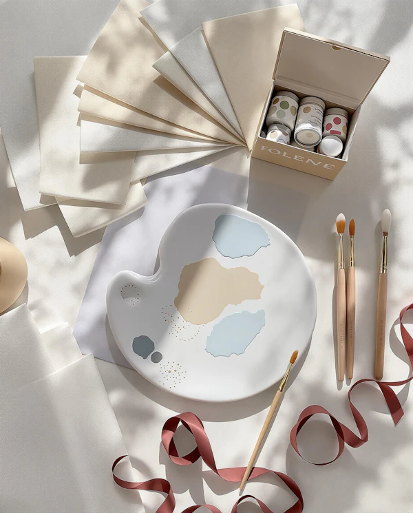 Art Supplies Flat Lay