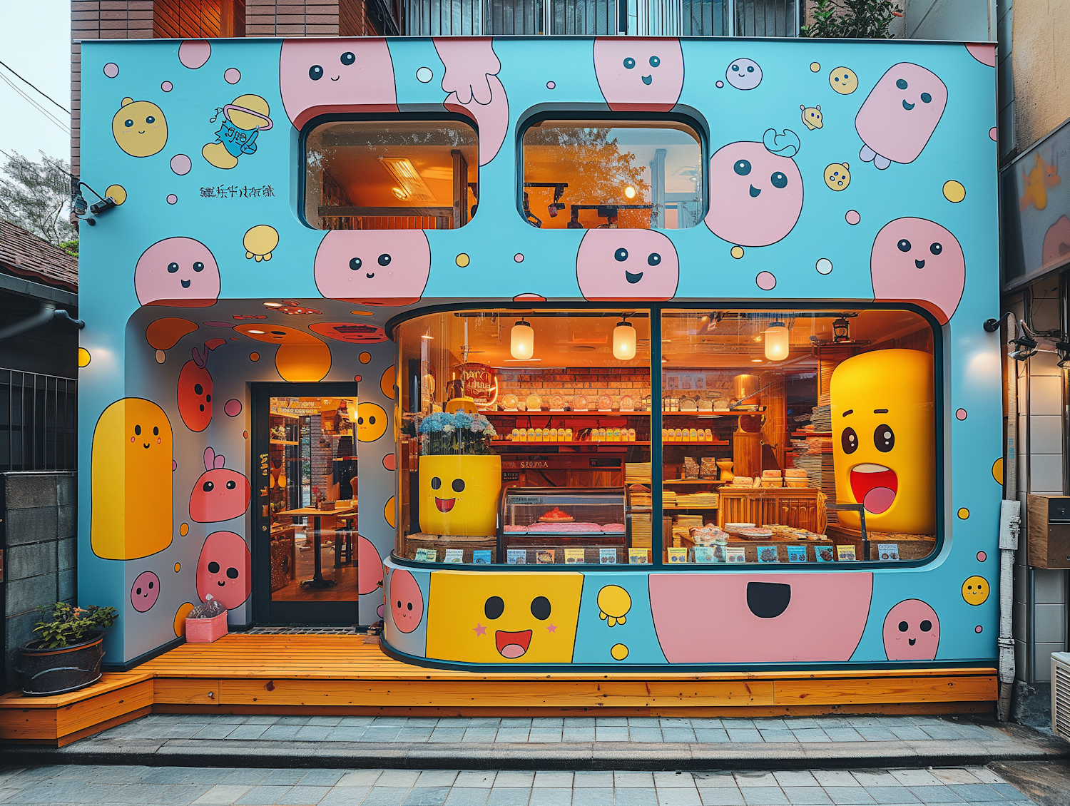 Playful Bakery Facade