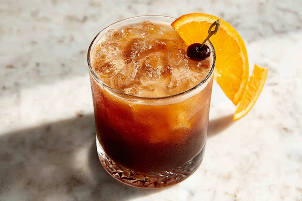 Iced Coffee on Marble