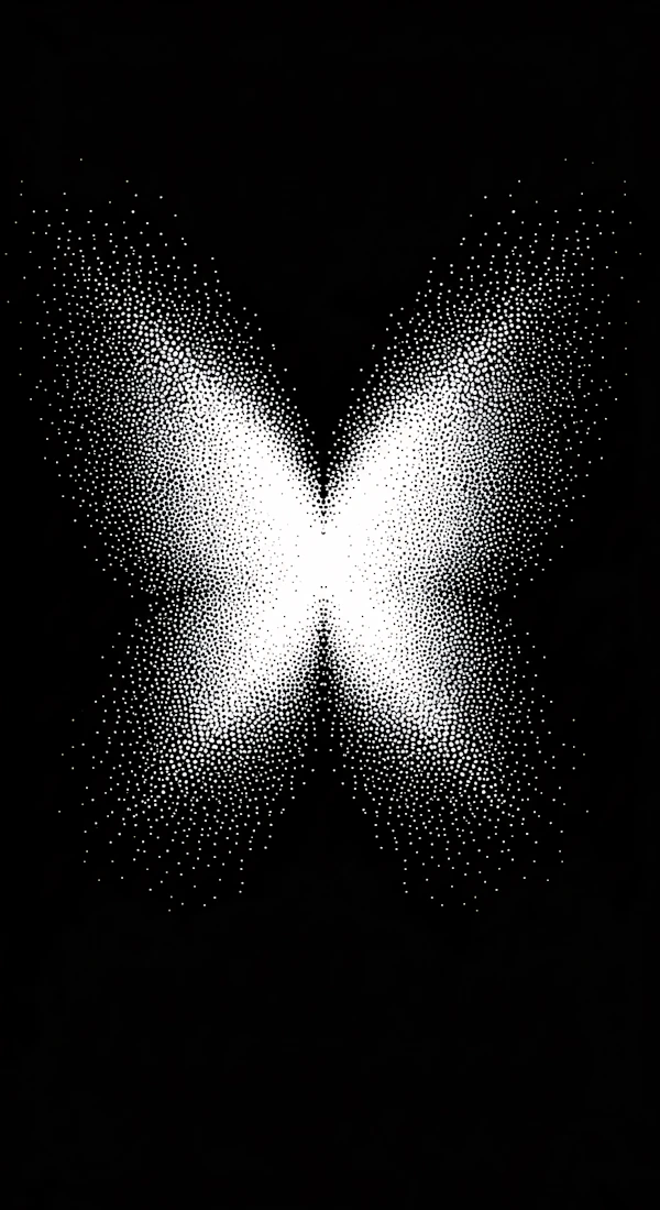Abstract Butterfly Art