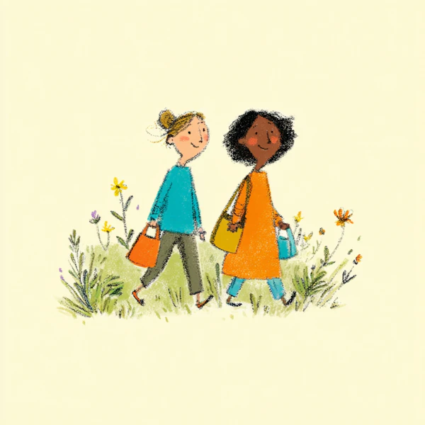Whimsical Field Walk