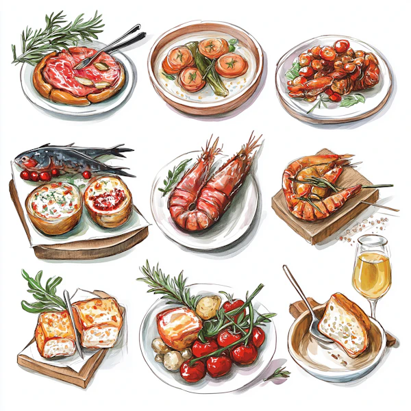 Gourmet Food Grid