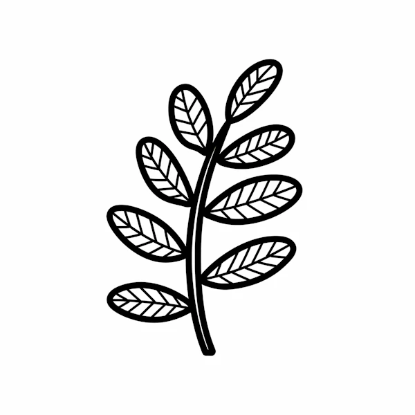 Stylized Branch Art