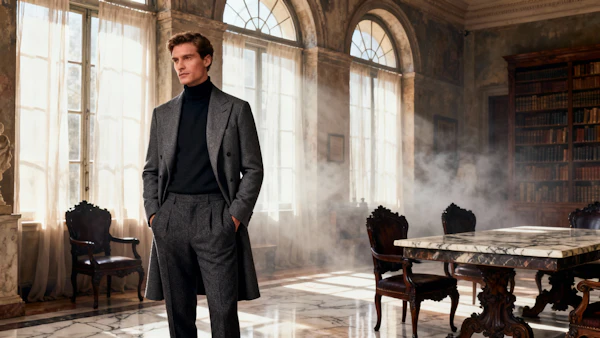 Elegant Man in Interior