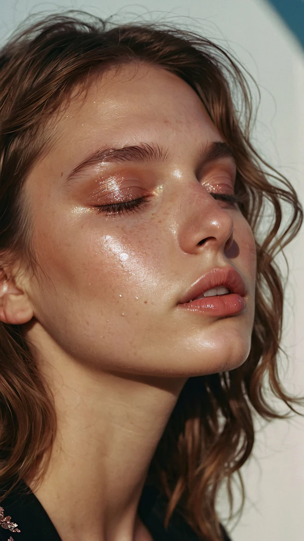 Sunlit Woman Portrait