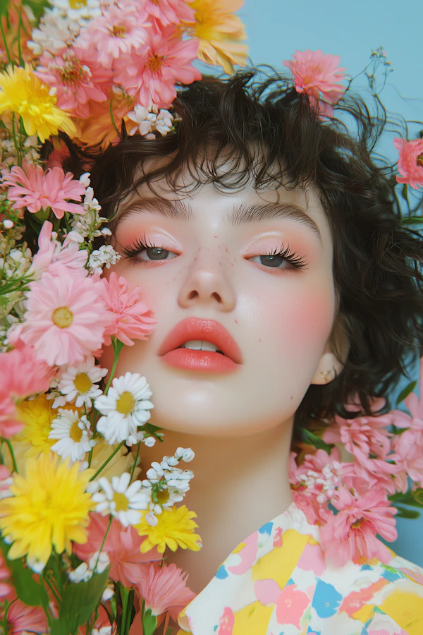 Dreamy Floral Portrait