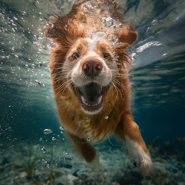 Underwater Dog's Delight