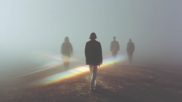 Silhouettes in Fog