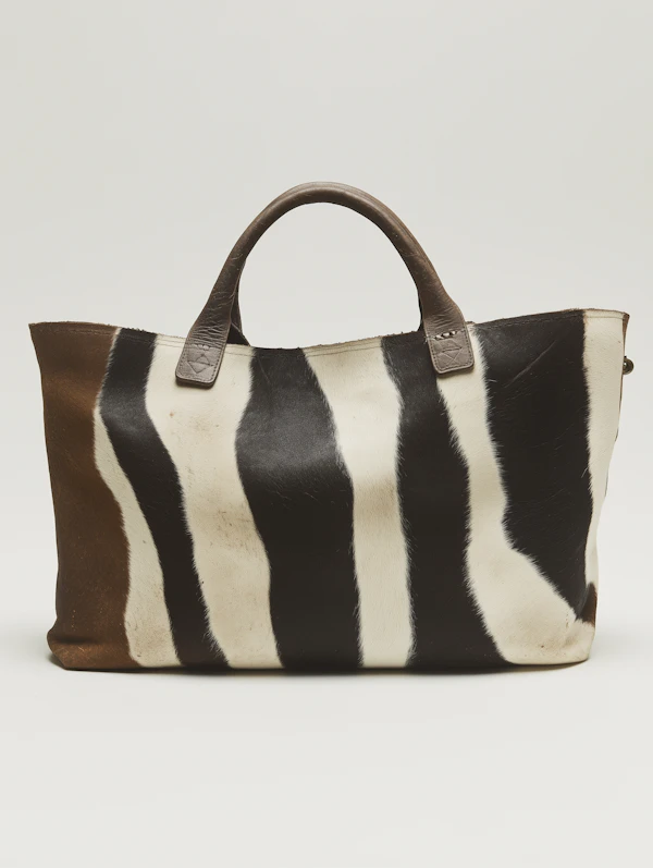 Zebra Pattern Tote Bag
