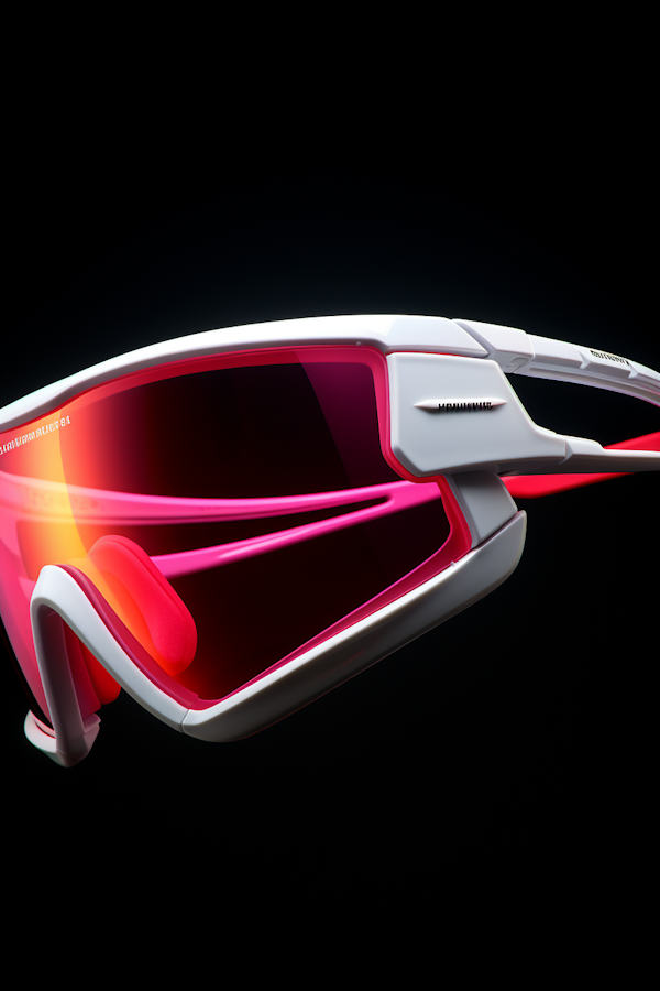 SpeedTech AeroGlide Sunglasses - White Fusion Edition
