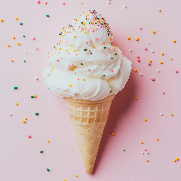 Vanilla Ice Cream Cone