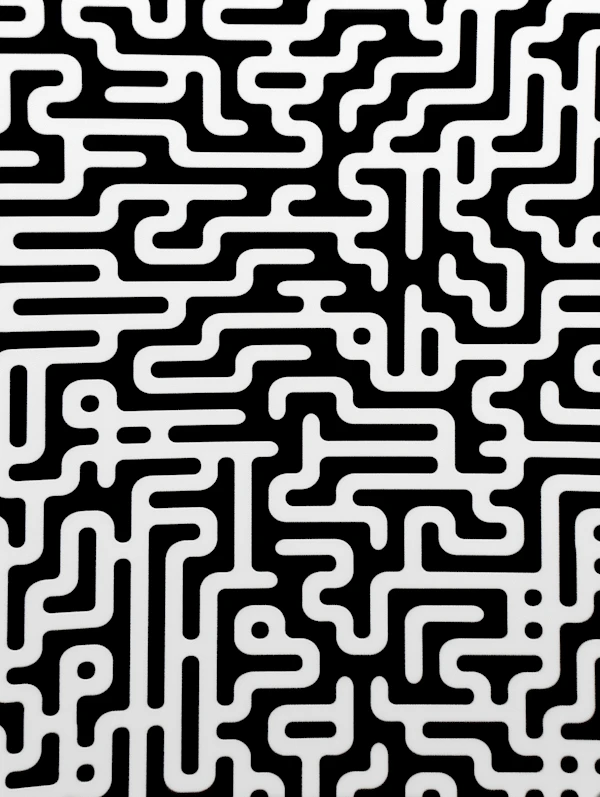 Abstract Maze Pattern