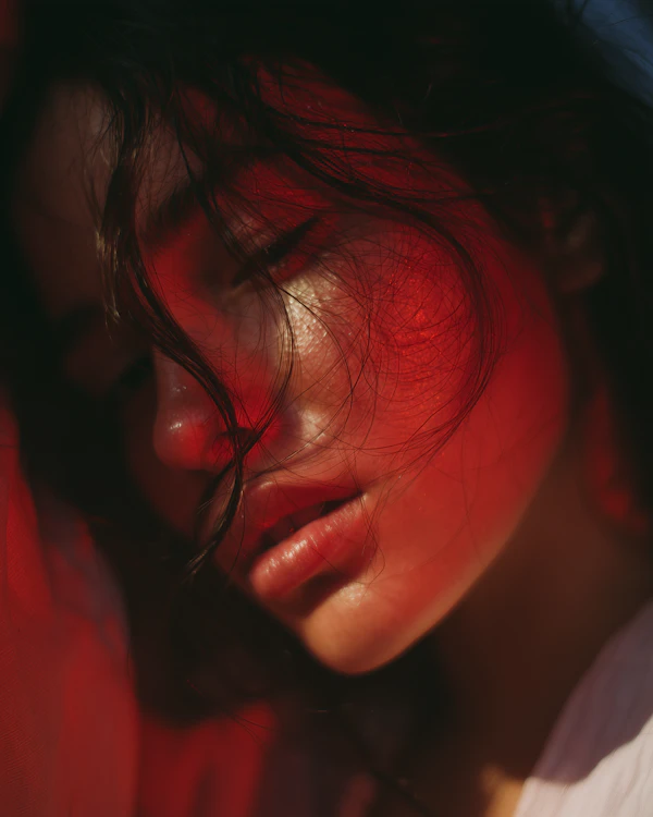 Dramatic Portrait Close-Up