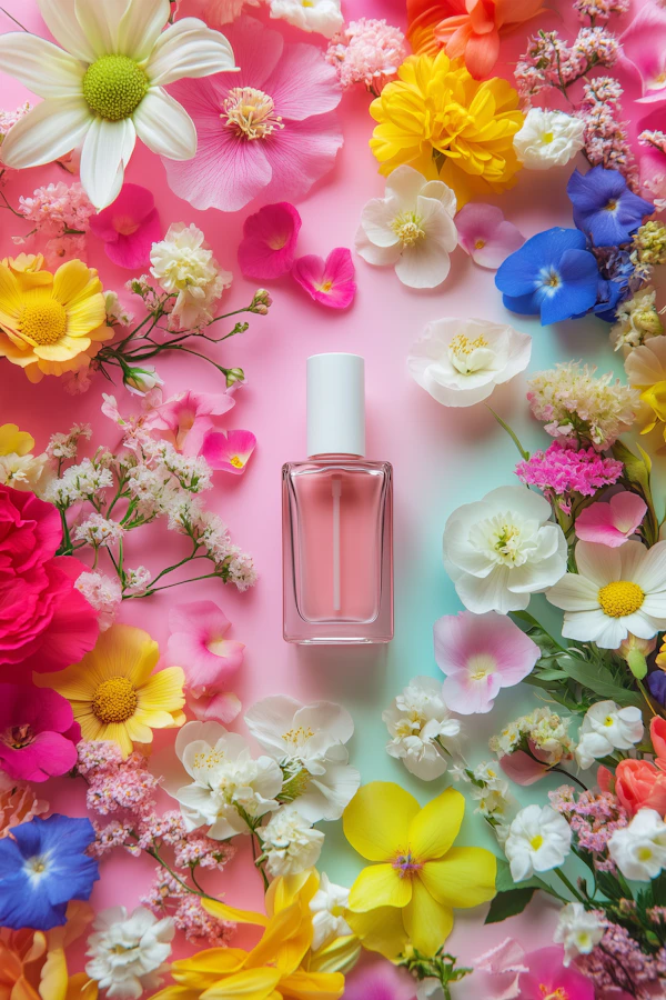 Floral Perfume Display
