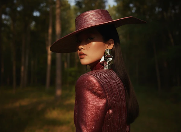 Elegant Forest Portrait