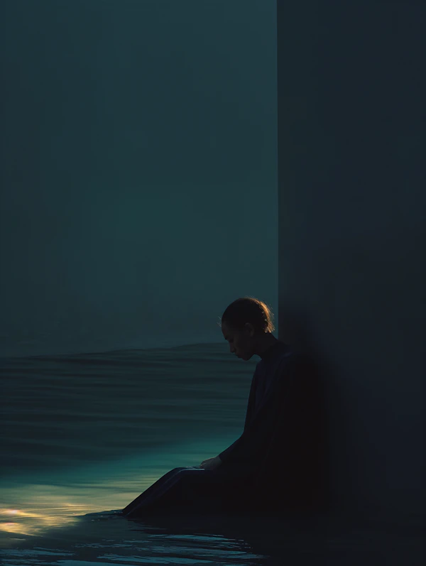 Moody Water Scene