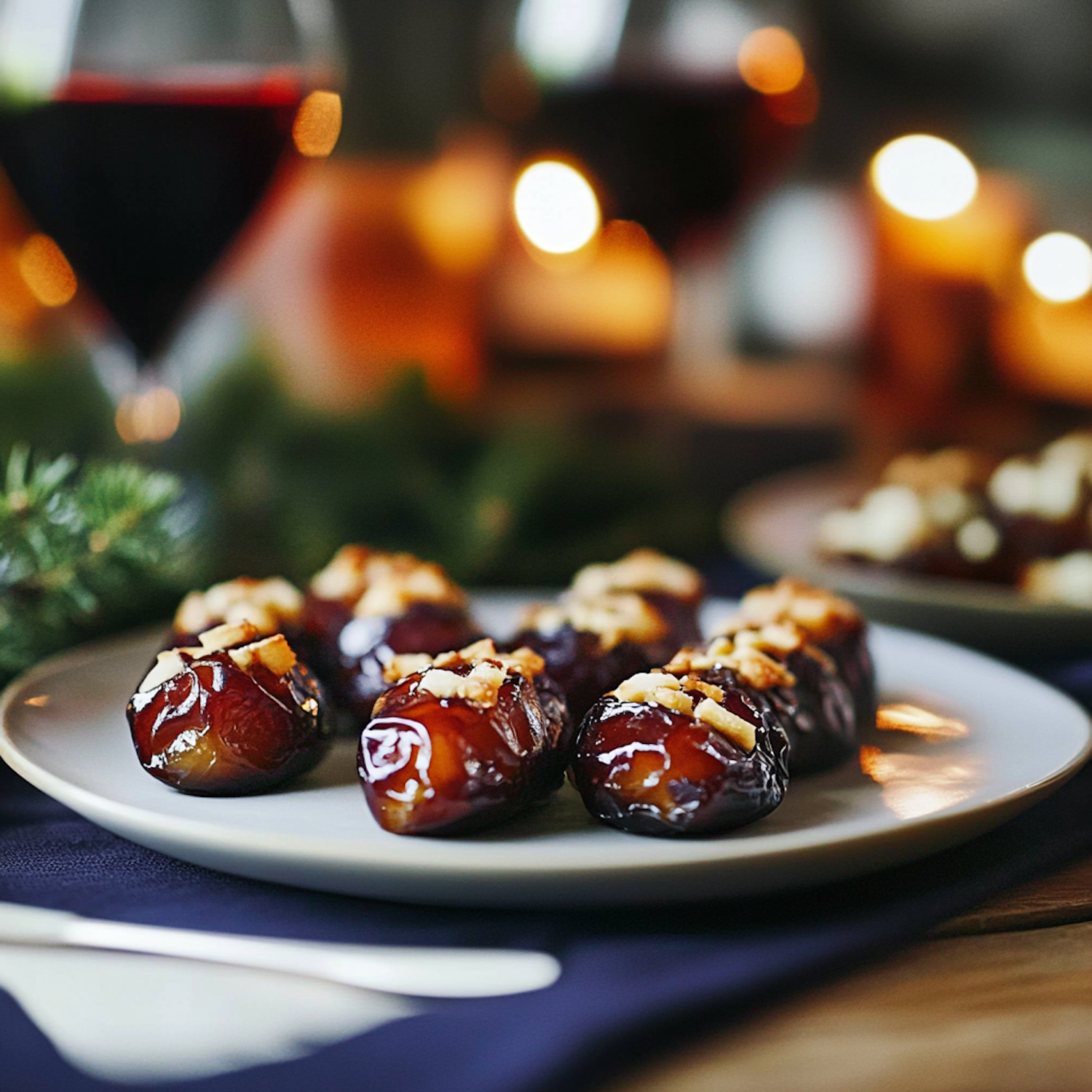 Stuffed Dates Close-Up