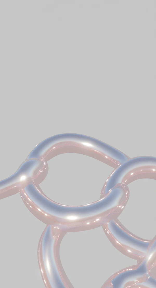 Glossy Chain Close-Up
