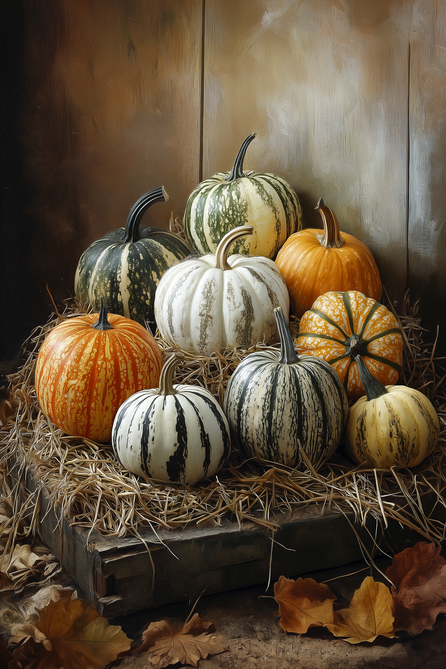 Autumnal Pumpkin Display