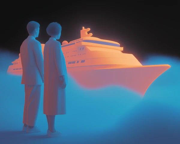 Dreamlike Cruise Scene
