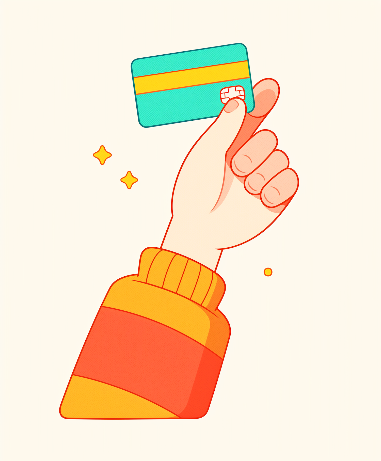 Hand Holding Credit Card