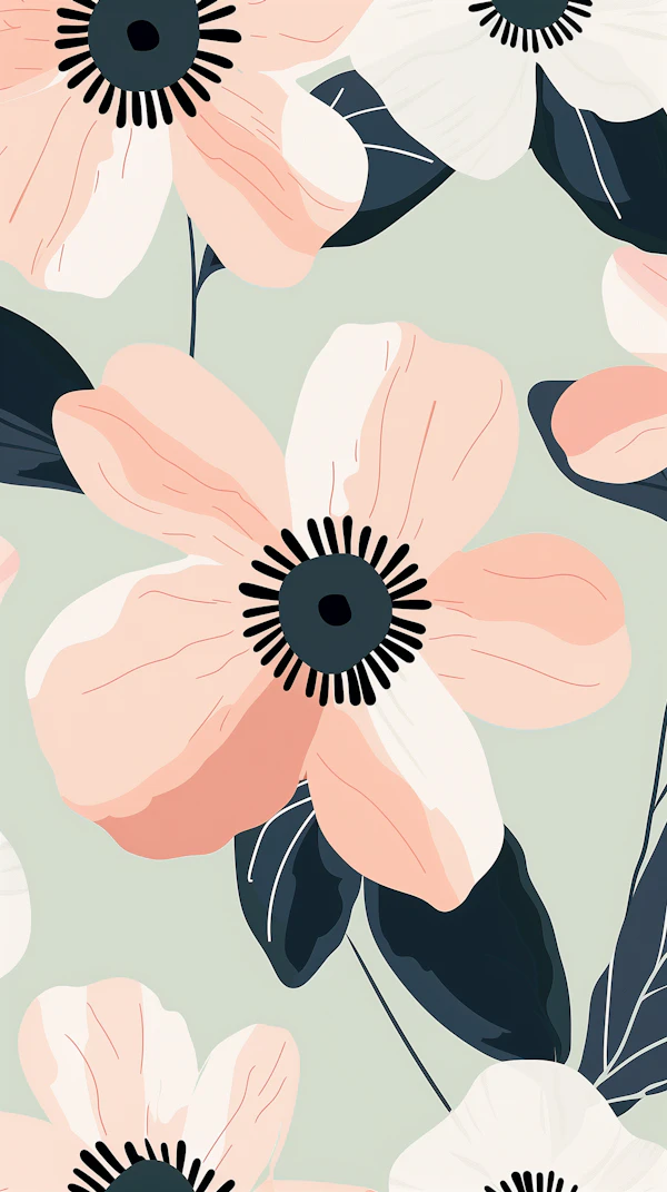 Stylized Floral Artwork